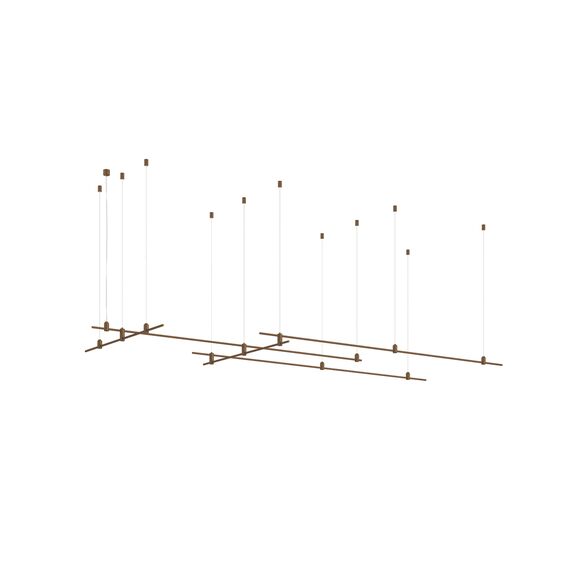 Donolux DL20225L2000x3L1000x2C B.Bronze Donolux Magnet Modular System «CODE 1.2», L2000x3xL1000х2хH95-3000 мм (высота регулируется), DC24V,, изображение 3