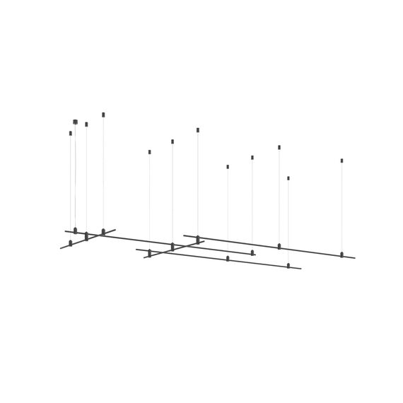 Donolux DL20225L2000x3L1000x2C Black Donolux Magnet Modular System «CODE 1.2», L2000x3xL1000х2хH95-3000 мм (высота регулируется), DC24V,, изображение 3