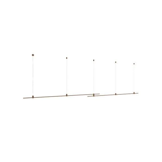 Donolux DL20225L2000x2C B.Bronze Donolux Magnet Modular System «CODE 1.2», L2000х2хH95-3000 мм (высота регулируется), DC24V, подвесно, изображение 3