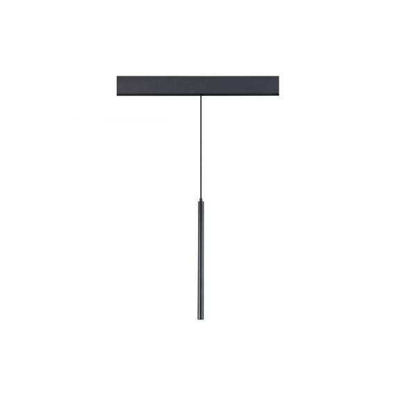 Donolux DL20301WW5BS Светильник для SPACE-Track system 5Вт, D26xH500 мм, 400Лм, 28°, 3000К, диммируемый 0-10В, Ra >90, черный