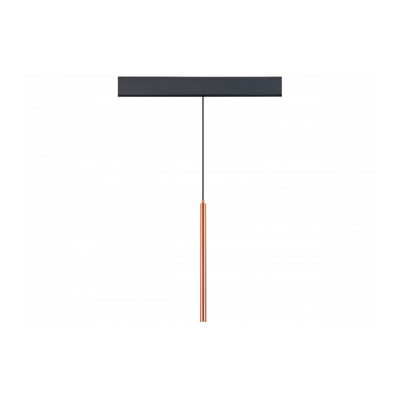 Donolux DL20301WW5SCS Светильник для SPACE-Track system 5Вт, D26xH500 мм, 400Лм, 28°, 3000К, диммируемый 0-10В, Ra >90, сатинированная медь