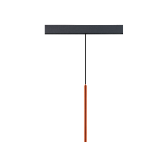 Donolux DL20301WW5SCS Светильник для SPACE-Track system 5Вт, D26xH500 мм, 400Лм, 28°, 3000К, диммируемый 0-10В, Ra >90, сатинированная медь, изображение 3