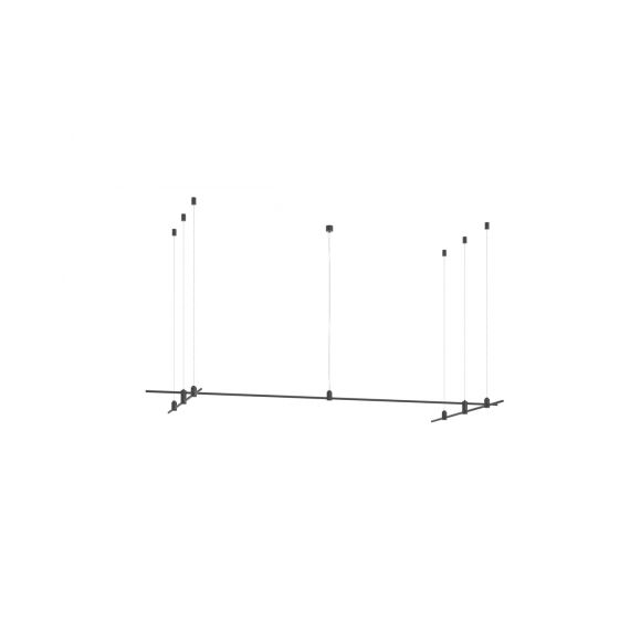 Donolux DL20225L2000x1L1000x2C Black Donolux Magnet Modular System «CODE 1.2», L2000хL1000x2хH95-3000 мм (высота регулируется), DC24V, по