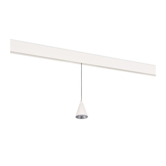 Donolux DL20297WW5WS Светодиодный светильник Tring для SPACE Track system 5Вт, D75xH1285 мм, 348Лм, 36°, 3000К, диммируемый 0-10В, Ra >90, белый