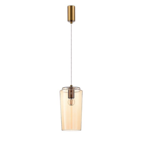 Donolux S111058.1Amber Подвес, D150xH270 мм, 1хЕ27 40Вт, янтарный, изображение 4