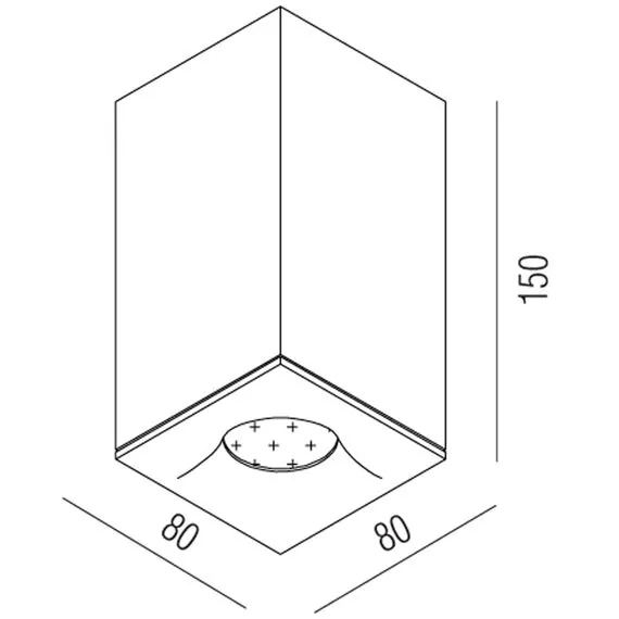 Donolux DL18437/11WW-SQ White Накладной потолочный светильник, 35Вт, изображение 2