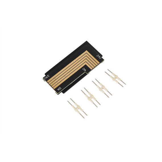 Donolux Corner Plate DLMX Black Sp Угловая плата L65 мм черного цвета для магнитного шинопровода DLM/X, изображение 2