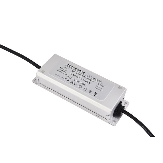 Donolux DNHF200W48 Блок питания для Sling System, 200Вт,DC48В,4А, IP65, 176x57x31 мм, изображение 4