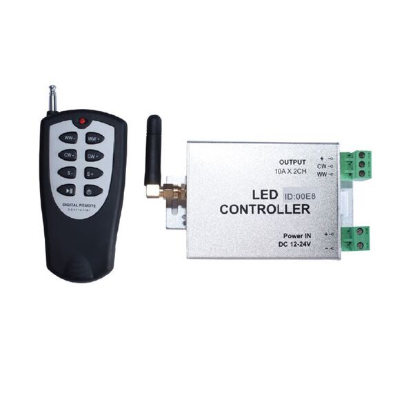 Donolux DL-18289/Double 12/24V Контроллер с дистанционным пультом управления для одноцветных и двухцветных лент DL-18289/Double, изображение 2
