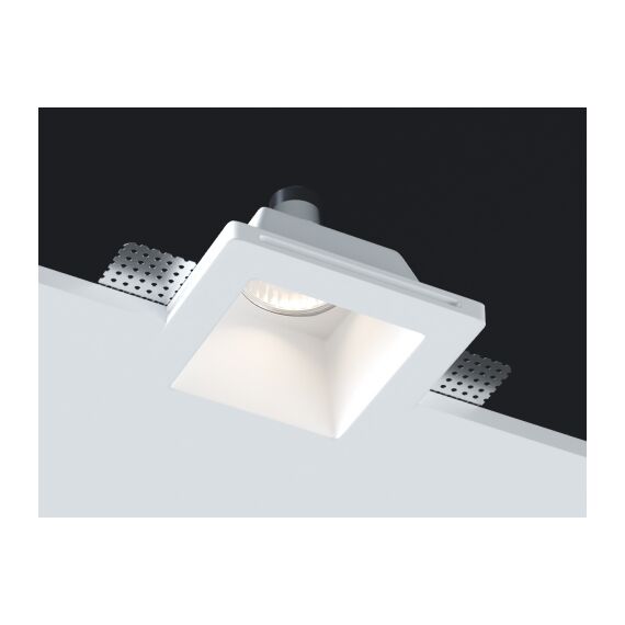 Donolux DL270SQ1W Светильник встраиваемый гипсовый, белый, 1xGU10