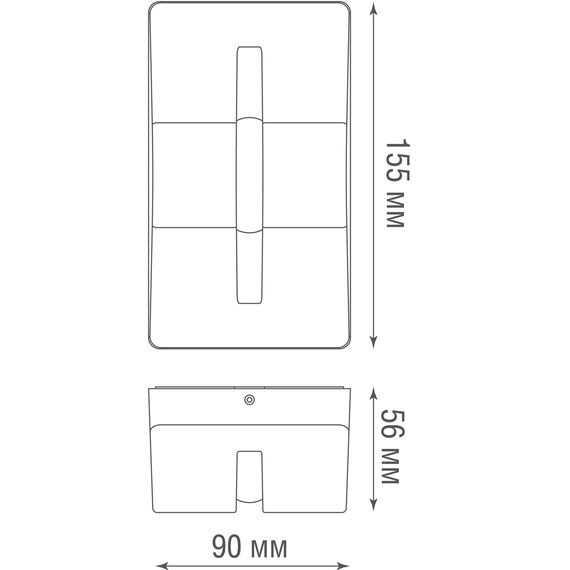 Donolux DL20504W3DG Ландшафтный светильник IP65, L155xW90xH56 мм, 3Вт, 3000К, темно-серый, изображение 3