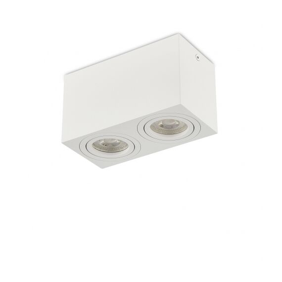 Donolux DL18613SQ2W Накладной светодиодный светильник, GU10, L160xW80хH90мм, IP20, белый, без лампы