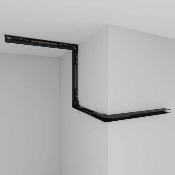 Donolux Connector 180 B Токопроводящий прямой соединитель для подвесного/накладного/встраиваемого шинопровода, изображение 2