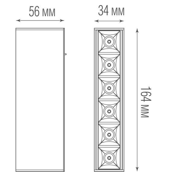 Donolux DL18781NW12WM Светодиодный светильник для магнитного шинопровода, 9W, 4000К, изображение 4