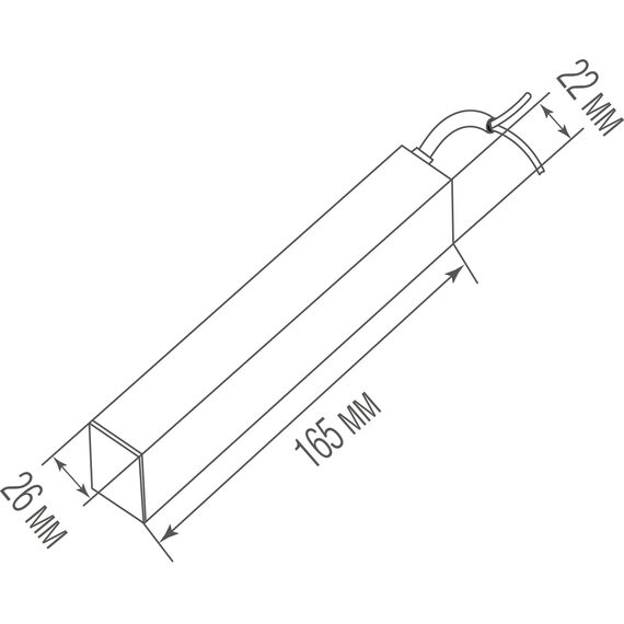 Donolux DNHF100W48Slim Блок питания для LIGHT WAVE, 100Вт, изображение 2