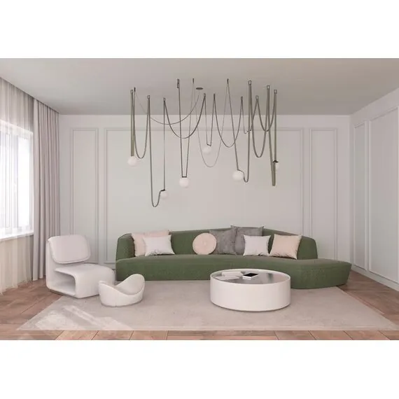 Donolux Sling DG Токопроводящий ремень Sling System, L20000xW29xH3 мм, DC48В, темно-серый, изображение 10