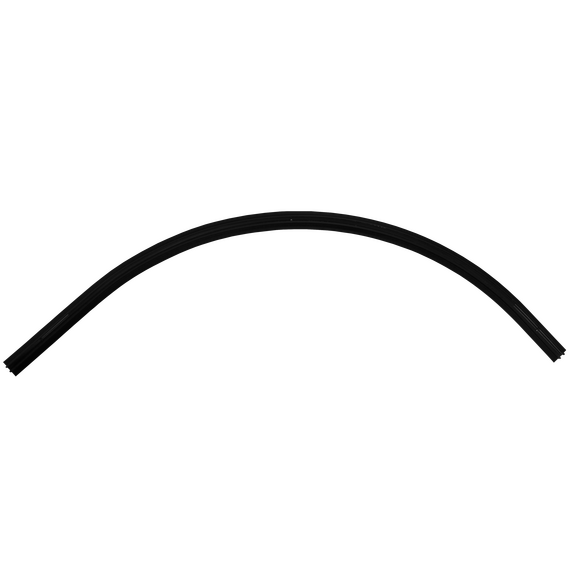 Donolux R Corner 900 InB Круглый угол-соединитель для встраиваемого шинопровода Slim Line Mini, R900*L550*H15, черный, изображение 3