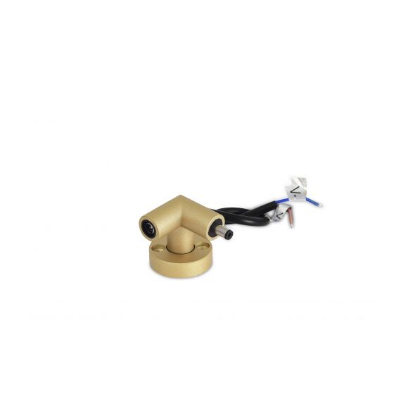 Donolux L Connector R DL20651 Brass1 Токопроводящий угловой соединитель (правый) с проводом для светильника DL20651, DC24В, D36xL53,5xH40,5 мм, латунь