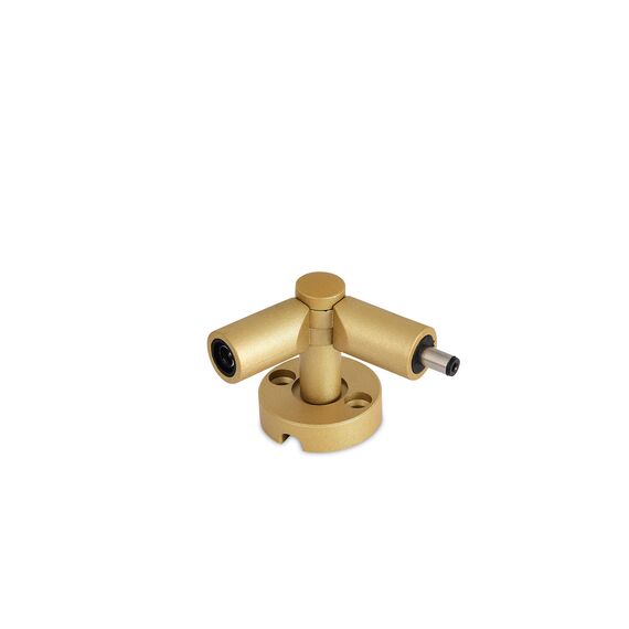 Donolux L Connector DL20651 Brass 15-180 Токопроводящий угловой соединитель (поворотный, 15-180°) для светильника DL20651, DC24В, D36xL53,5xH40,5 мм, латунь, изображение 3