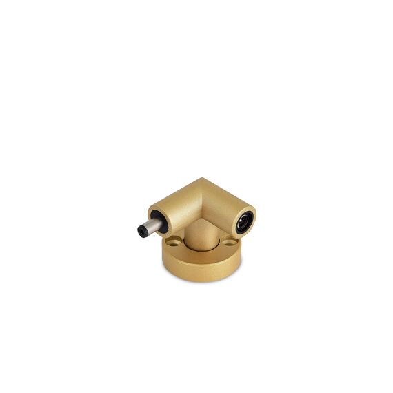 Donolux L Connector L DL20651 Brass Токопроводящий угловой соединитель (левый) для светильника DL20651, DC24В, D36xL53,5xH40,5 мм, латунь, изображение 3