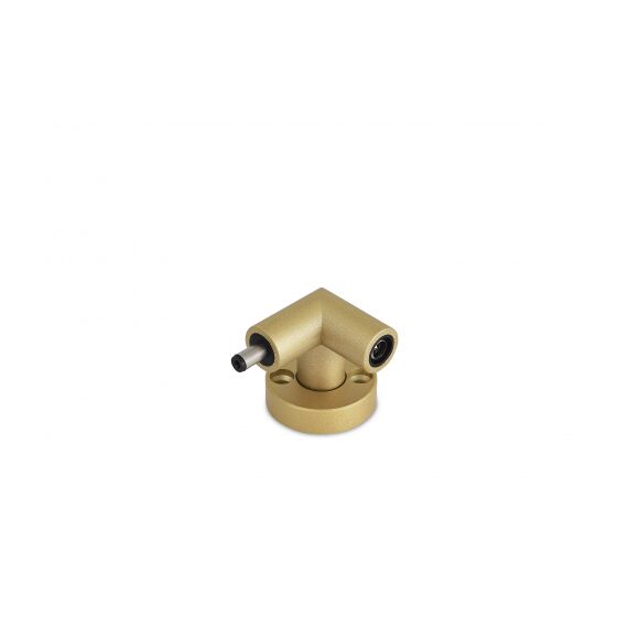 Donolux L Connector L DL20651 Brass Токопроводящий угловой соединитель (левый) для светильника DL20651, DC24В, D36xL53,5xH40,5 мм, латунь