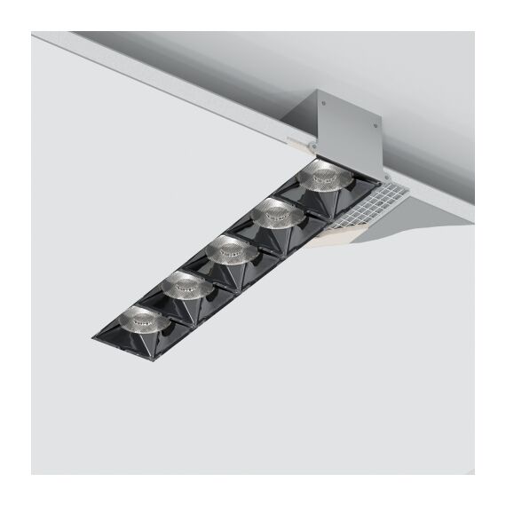 Donolux DL18519M141A10.38.193GB 150 Donolux Led Eye Unite + светильник встраиваемый, 10W, 193х74,8мм, H39,8мм, 900Lm, 38°, 3000К, Ra80, IP20,