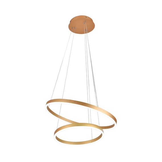 Kink Light 08219,33(3000K) Подвес Тор матовое золото d60+40 h200 Led 60W (3000K) диммируемый с пультом ДУ