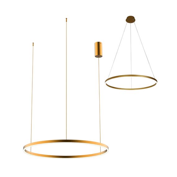 Kink Light 08214,33P(3000K) Подвес Тор матовое золото d80 h150 Led 50W (3000K) 2 типа крепления