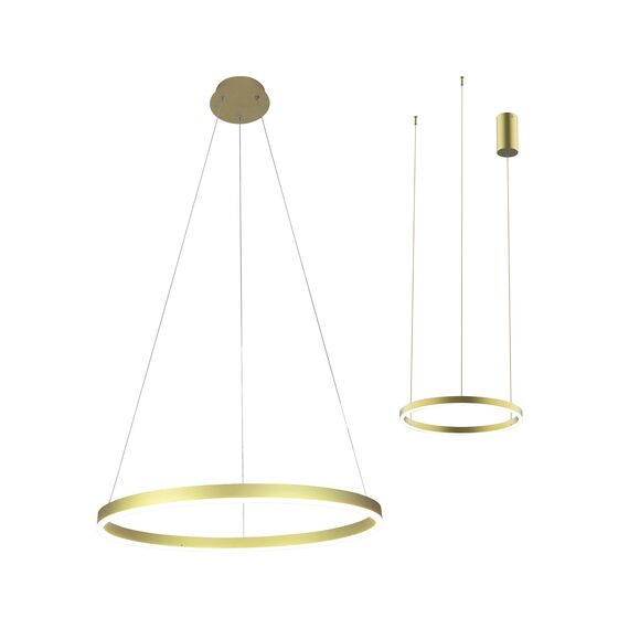 Kink Light 08213,32P(3000K) Подвес Тор светлое матовое золото d60 h150 Led 36W (3000K) 2 типа крепления