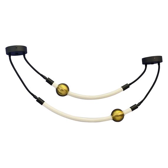 Kink Light 08032-100,19 Подвес Эльби черный L100 h38 Led 38W (4000K)