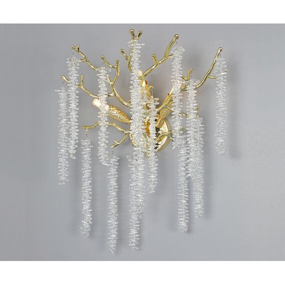 Kink Light 07871D,33 Светильник Шанти золото w40*15  h50 G9 3*7W