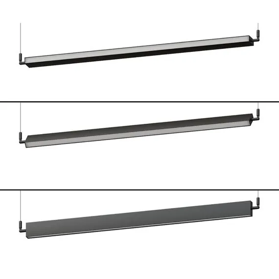 Kink Light 08208-125,19 Подвес Талия черный w125*3,5 h300 Led 50W (4000K), изображение 3