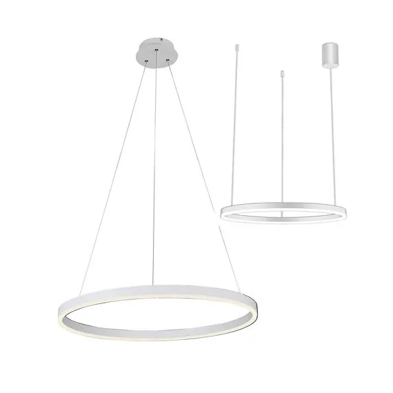 Kink Light 08213,01A(4000K) Подвес Тор белый d60 h150 Led 33W (4000K) 2 типа крепления