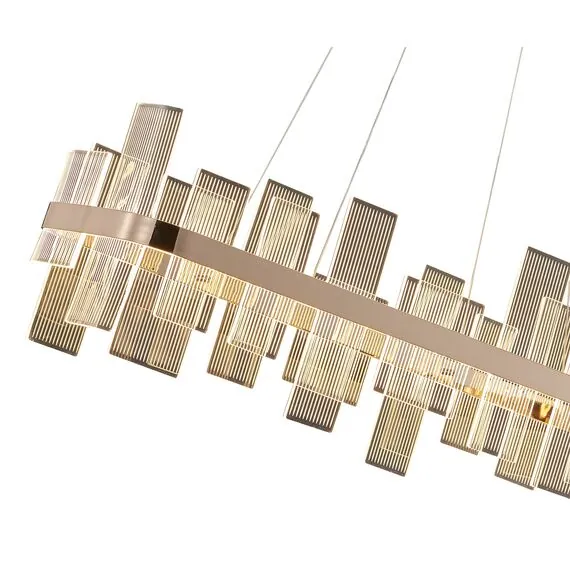 Kink Light 08033-90,33 Люстра Эстела золото L90 h150 Led 90W (3000K), изображение 3