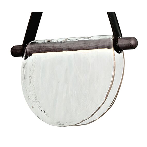 Kink Light 07687-30,19(21) Подвес Тэрро черный (плафон прозрачный) w37*5 h120 Led 8W (4000K), изображение 2