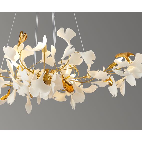 Kink Light 07868-6A,36 Люстра Сири латунь w120*50 G9 6*5W (Led лампы в комплекте), изображение 2