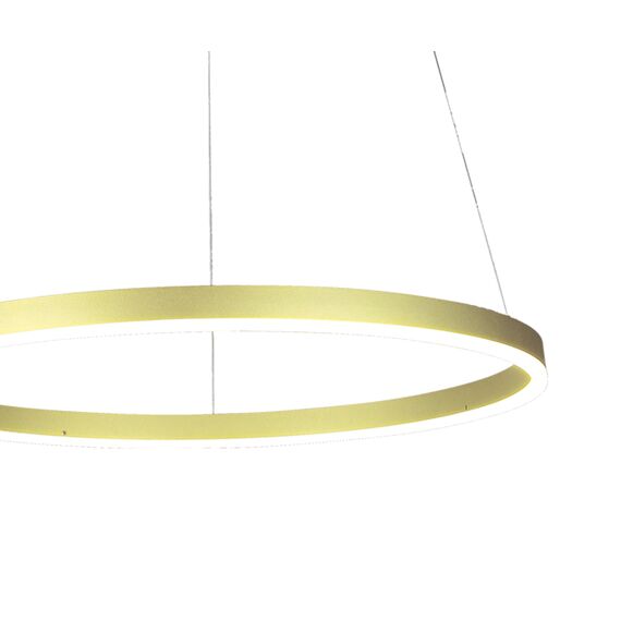 Kink Light 08214,32P(3000K) Подвес Тор светлое матовое золото d80 h150 Led 50W (3000K) 2 типа крепления, изображение 3