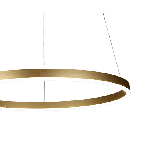 Kink Light 08214,33P(3000K) Подвес Тор матовое золото d80 h150 Led 50W (3000K) 2 типа крепления, изображение 4