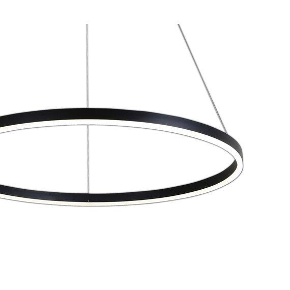 Kink Light 08213,19A(4000K) Подвес Тор черный d60 h150 Led 33W (4000K) 2 типа крепления, изображение 4