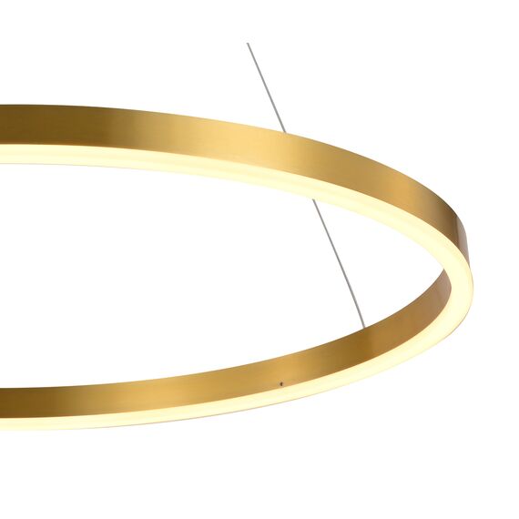 Kink Light 08213,36A(3000K) Подвес Тор латунь d60 h150 Led 36W (3000K) 2 типа крепления, изображение 4