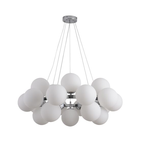 Kink Light 07508-20,02 Люстра Сида хром d86 h120 E14 20*10W