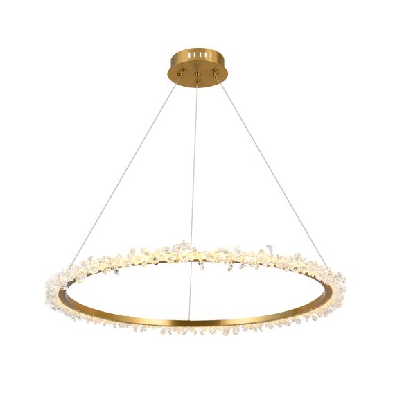 Kink Light 08454-80,36 Подвес ЛаураЛюкс латунь d80 h150 Led 49W (3000K)