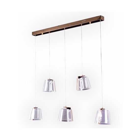 Kink Light 08044-5AS,37 Подвес Люцерна французское золото w111*16 h150 Led 35W (3000K)