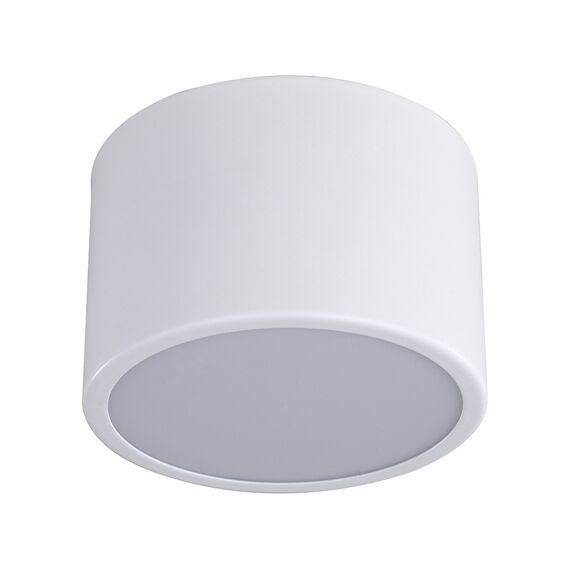 Kink Light 05510,01 Светильник Медина белый d10 h6,5 Led 8W (4000K)