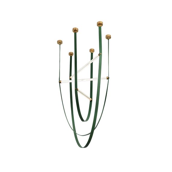 Kink Light 07686-120+140+150,07 Подвес Ровекс зеленый h120+h140+h150 Led 46W (4000K)