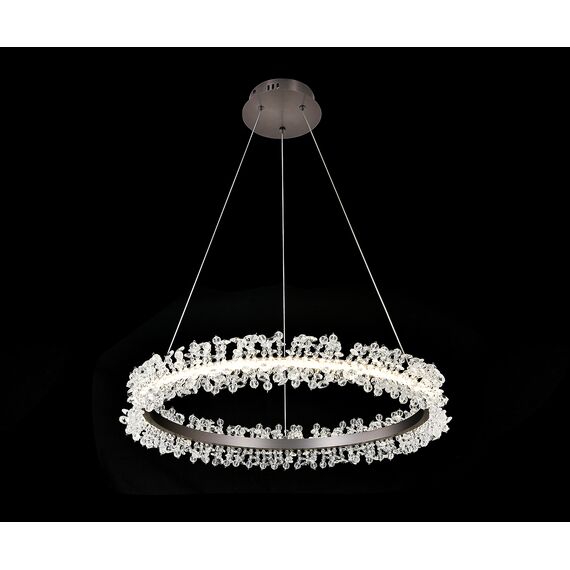 Kink Light 08243,12A Подвес Лаура матовый никель d60 h150 Led 36W (4000K)