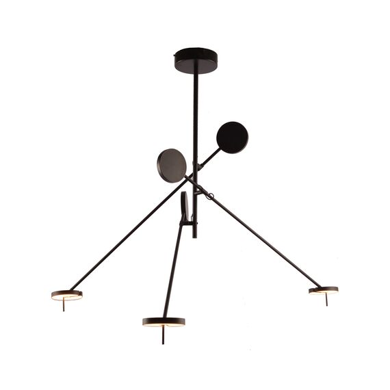 Kink Light 09440-3A,19(4000K) Подвес Некси черный d170 h100 Led 24W (4000K)