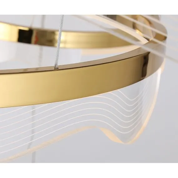 Kink Light 08263,36P Подвес Кастела диммируемый латунь w133.5*95(80+60+40)  h150 Led 100W (3000K), изображение 3