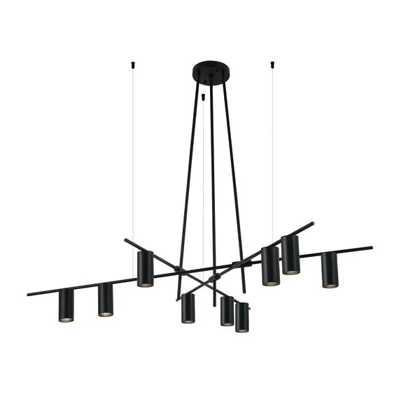 Kink Light 07621-9,19 Люстра Рия черный w125*125 h60 Gu10 9*10W