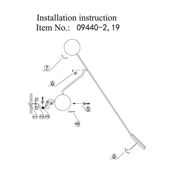 Kink Light 09440-2,19(3000K) Настеный светильник Некси черный w91*38 Led 6W (3000K), изображение 2